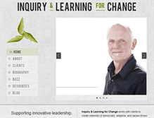 Tablet Screenshot of inquirylearningchange.com